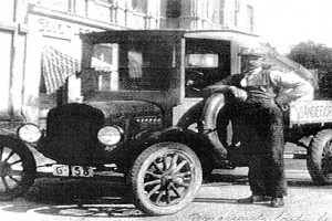 Bilde av Første lastebil